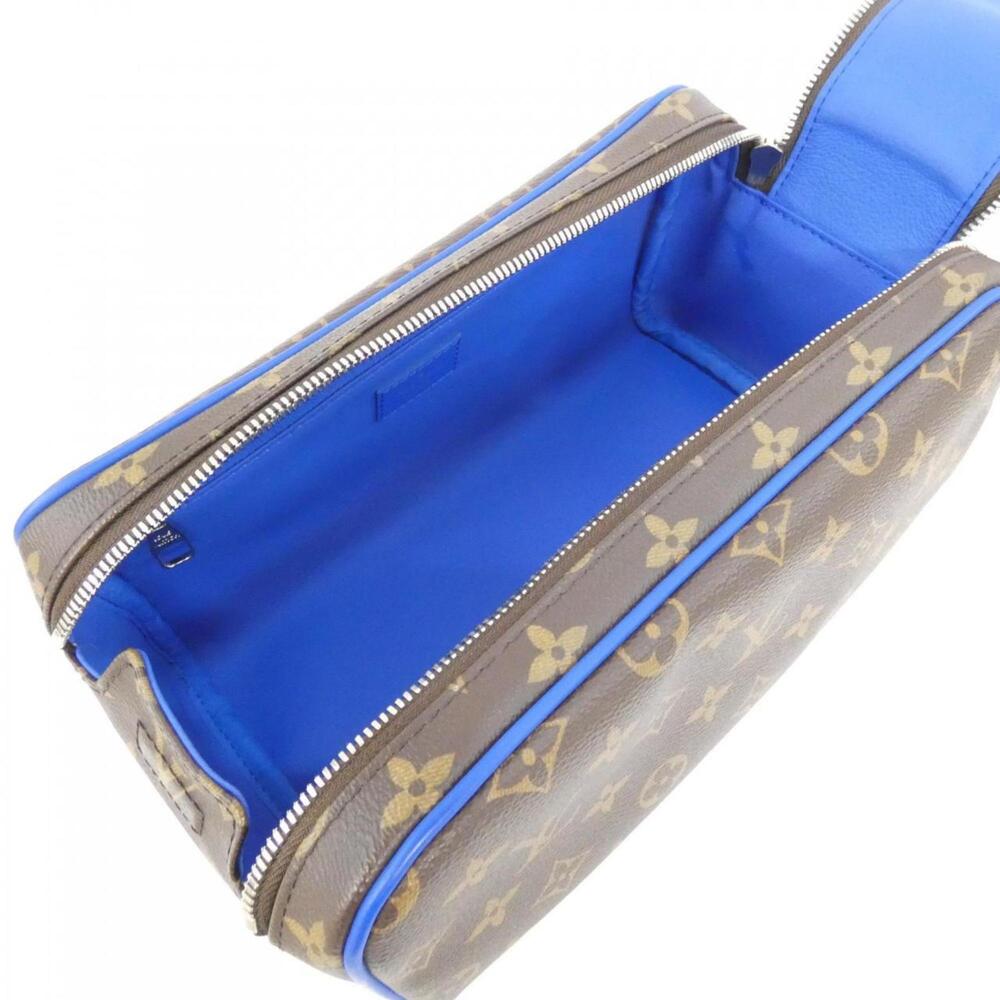 LOUIS VUITTON Blue Monogram Pouch - Picture 6 of 7